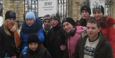 Pupils from Boryslav in Kyiv Lavra - heart of Ukraine!